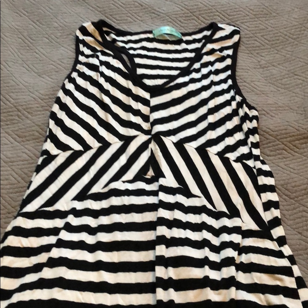 Stripped maxi dress